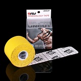 Tейп kinesio 5см*5м, желтый Ares